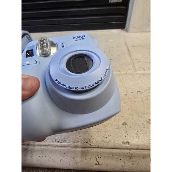 FUJIFILM INSTAX MINI 7S Instant Camera BLUE ~ With Case - Tested - Picture 5 of 16